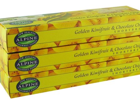 Golden Kiwifruit and Chocolate Chip Shortbread - 3PK on Sale