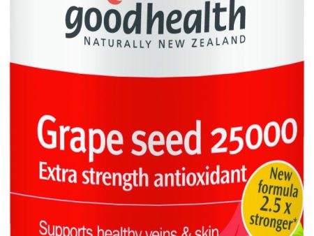 Good Health Grape Seed 25000 extra strength antioxidant- 120capsules Fashion