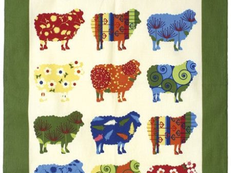 Sheep Applique Tea Towel Sale