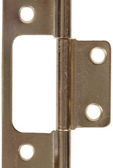 3  SATIN BRASS FIX HINGE Online now