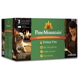 3-Hour Traditional Fire Logs, 6-Pk. on Sale