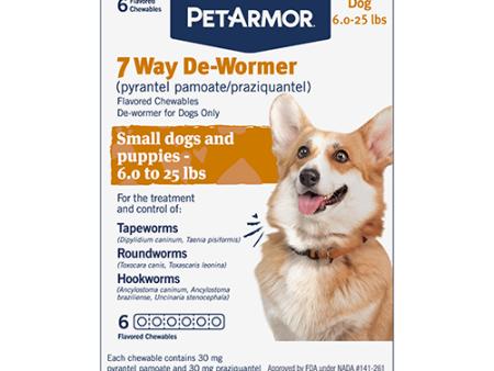 Sergeant s Pet Care Products Worm x Plus 7 Way De-Wormer Small Dog 6Ct Fashion