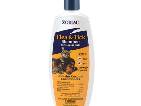 ZODIAC FLEA & TICK SHAMPOO FOR DOGS & CATS Hot on Sale