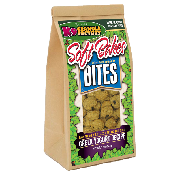 K9 Granola Factory Soft Bakes Bites, Greek Yogurt Recipe Dog Treats Cheap