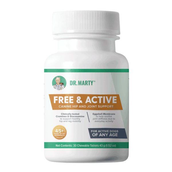 Dr. Marty Free & Active  Hip and Joint Support Chewable Tablet Online now