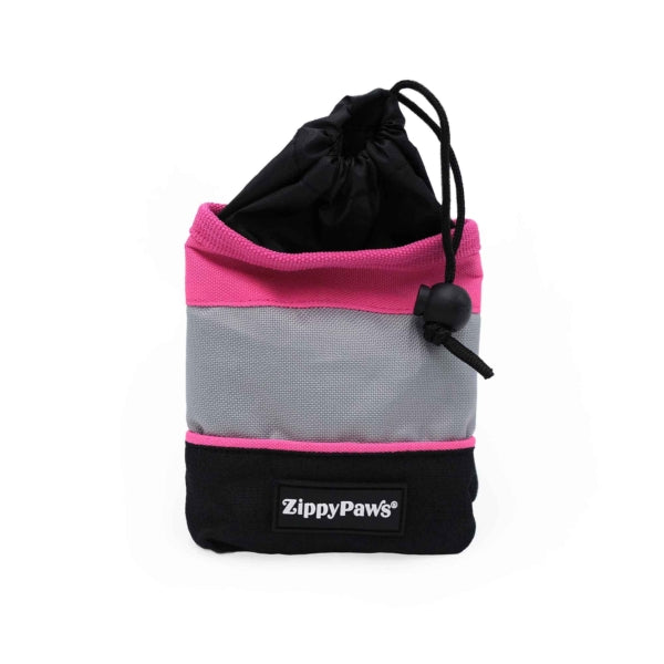 ZippyPaws Adventure Treat Bag (4  x 4  x 5  Pink Trim) For Cheap