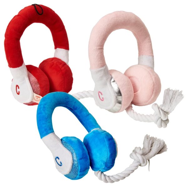 Fashion Pet Cosmo Headphones Plush Dog Toy Fashion