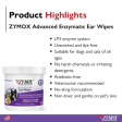 Zymox Advanced Enzymatic Ear Wipes for Cats & Dogs (100 Count) Cheap