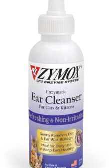 ZYMOX® Enzymatic Ear Cleanser for Cats and Kittens (4 oz) Hot on Sale